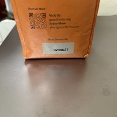 Grace Farms, Organic Whole Bean Coffee, River Roast Blend (Colombia, Ethiopia, I