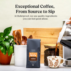 Original Medium Roast Whole Bean Coffee, 12 Ounces, Clean Coffee Tested for Toxi