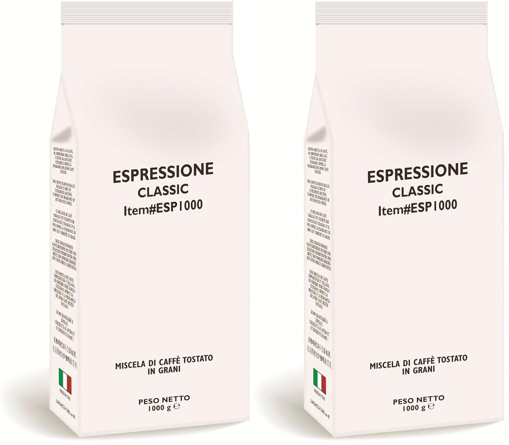 Classic Espresso Blend Whole Bean Coffee 2.2 lbs – 2 Pack