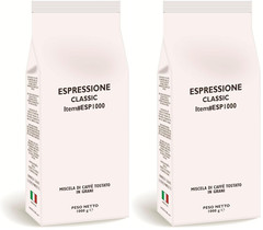 Classic Espresso Blend Whole Bean Coffee 2.2 lbs – 2 Pack
