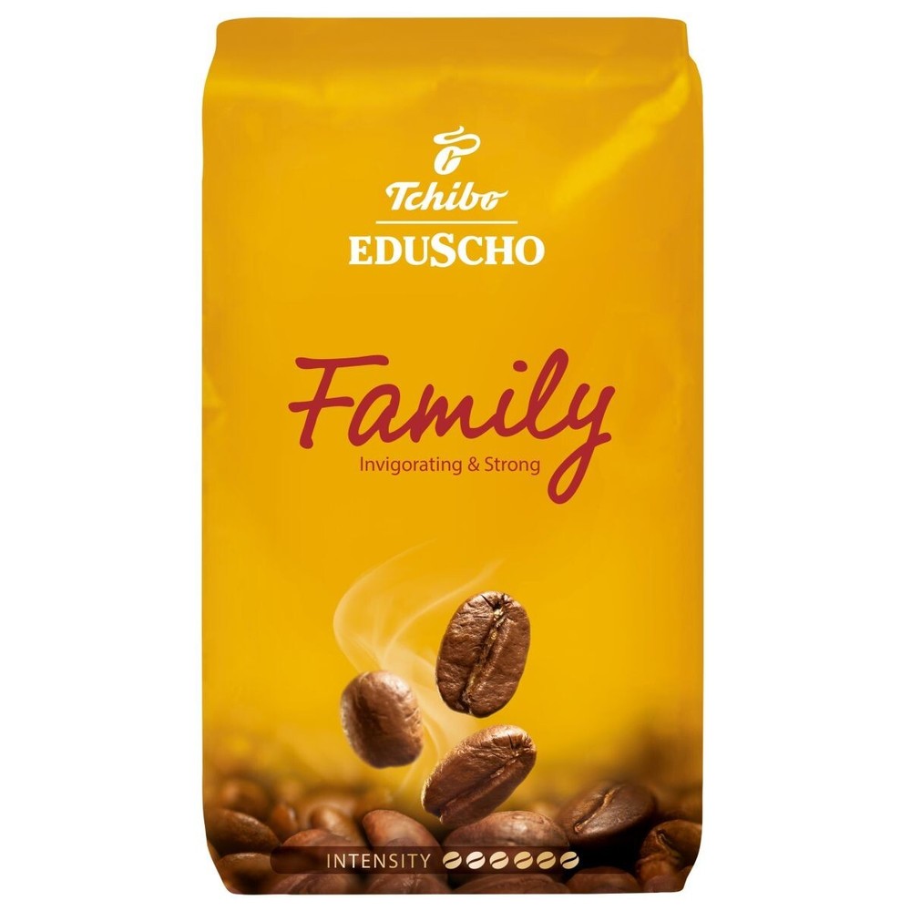 TCHIBO Eduscho Family Coffee Beans 1000g / 1kg / 35.3oz