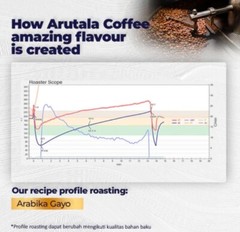 Coffee beans roasted ACEH GAYO INDONESIA COFFEE 250 G