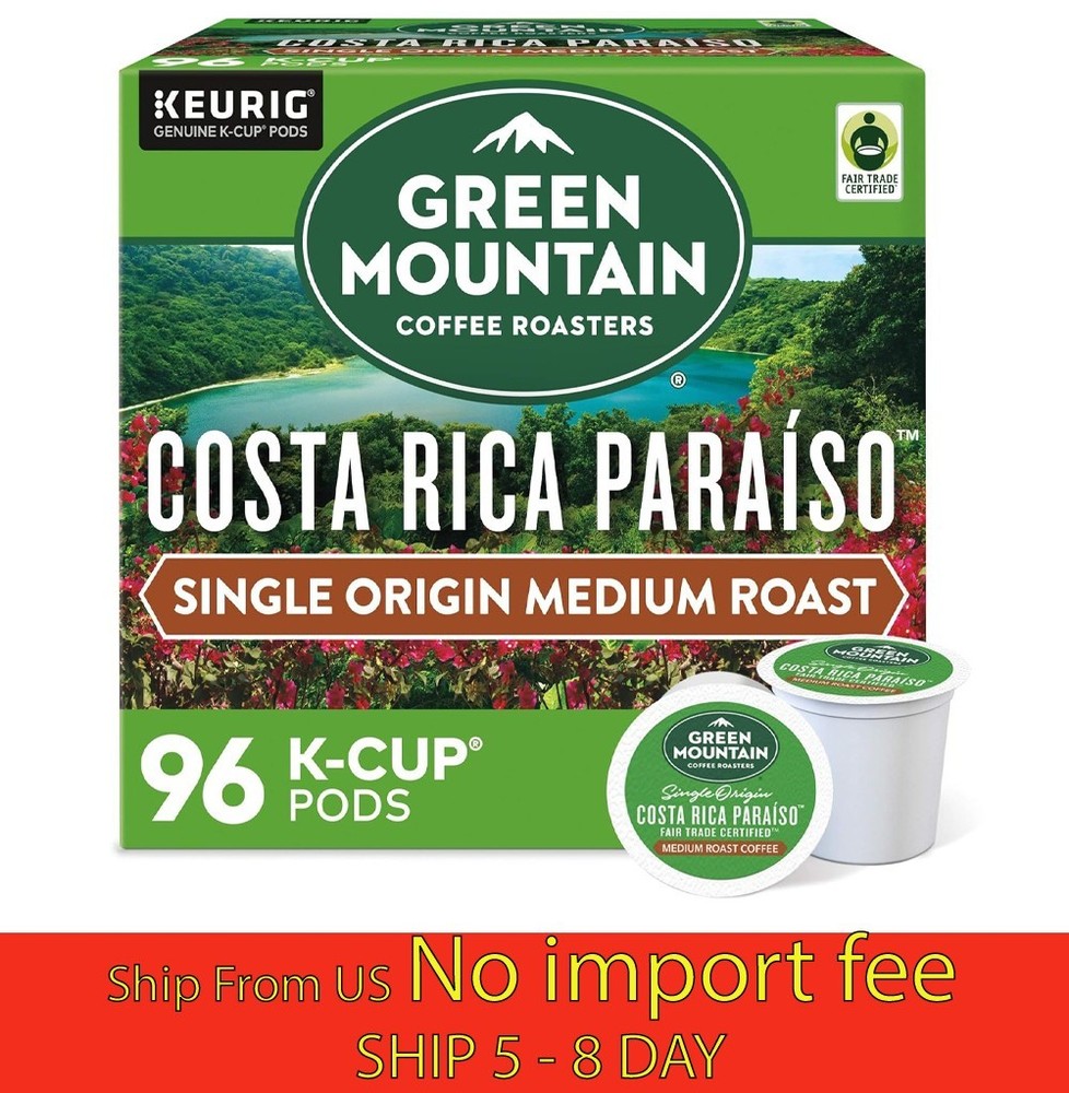Green Mountain Coffee Roasters Costa Rica Paraiso Single-Serv…96 Count (a19.5)