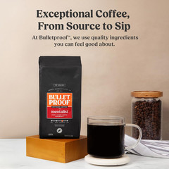 the Mentalist Medium-Dark Roast Whole Bean Coffee, 12 Ounces, Clean Coffee Teste