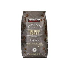 French Roast Whole Bean Coffee Dark Rich Kirkland Signature 2 Bags 5lbs Total