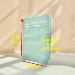 50 PCS Premium Foil Coffee Bags Food Storage Bag