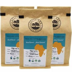 3 Pack Ethiopian Coffee Roasted Whole Beans 12oz USDA Fairtrade Coffee Rich and