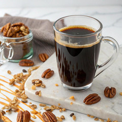 Low Acid Coffee, Bourbon Pecan Whole Bean, Medium Roast, High Antioxidants & Hig