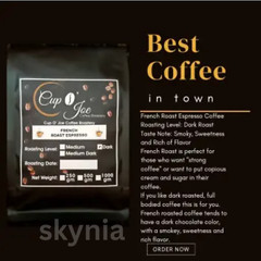 Java Robusta Coffee 1/2 pound Medium Dark bean beautiful forever