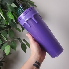 💜NEW💜 Starbucks Tumbler GLOW-IN-THE-DARK Purple Slime Halloween 2025 24oz