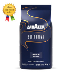 Super Crema Whole Bean Coffee Medium Espresso Roast Arabica and Robusta Blend