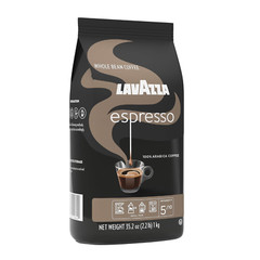 Lavazza Espresso Whole Bean Coffee, Medium Roast, 100% Arabica, 2.2 Lb Bag (Pack