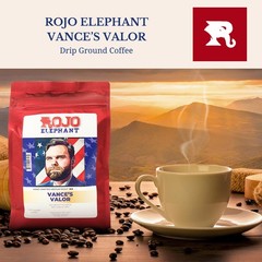 11 oz Vances Valor Handcrafted Ground Coffee Arabica Toasted Coconut Chocolate