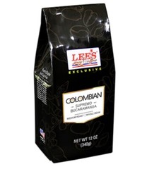 Lee’s Vietnamese Coffee Colombian Supre BucaramangaWhole Bean 12 Oz 340 Gram Bag