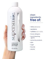 Supersmile Whitening Pre-Rinse, Alcohol-Free, 16 Fl Oz, Mint Flavor