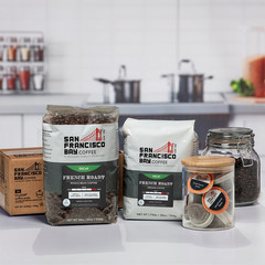 Decaf French Roast Dark Whole Bean Coffee 2Lb Bag Fresh