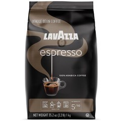 Espresso Whole Bean Coffee Blend 2.2 lbs Medium Roast 100% Arabica