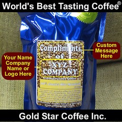 Custom Labeled Coffee with your Company Logo 10lb Jamaica Jamaican Blue Mountain