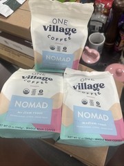 One Village Coffee Nomad • Organic 6 Bags 12 Oz Coffee Beans NEW