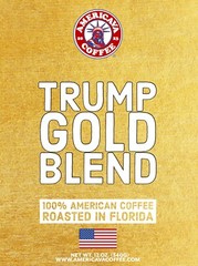 Trump Gold Blend Medium Roast Whole Beans 100% Made in the USA Hawaiian Grown