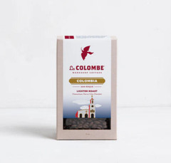 LA COLOMBE COFFEE COLOMBIA-SAN ROQUE LIGHT ROAST BLEND WHOLE BEAN 12OZ