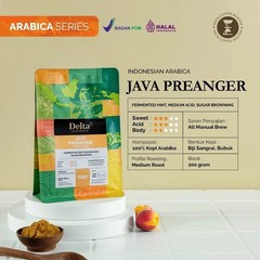 Delta Coffee Java Preanger | Arabica Coffee Whole Beans | Cake Aroma