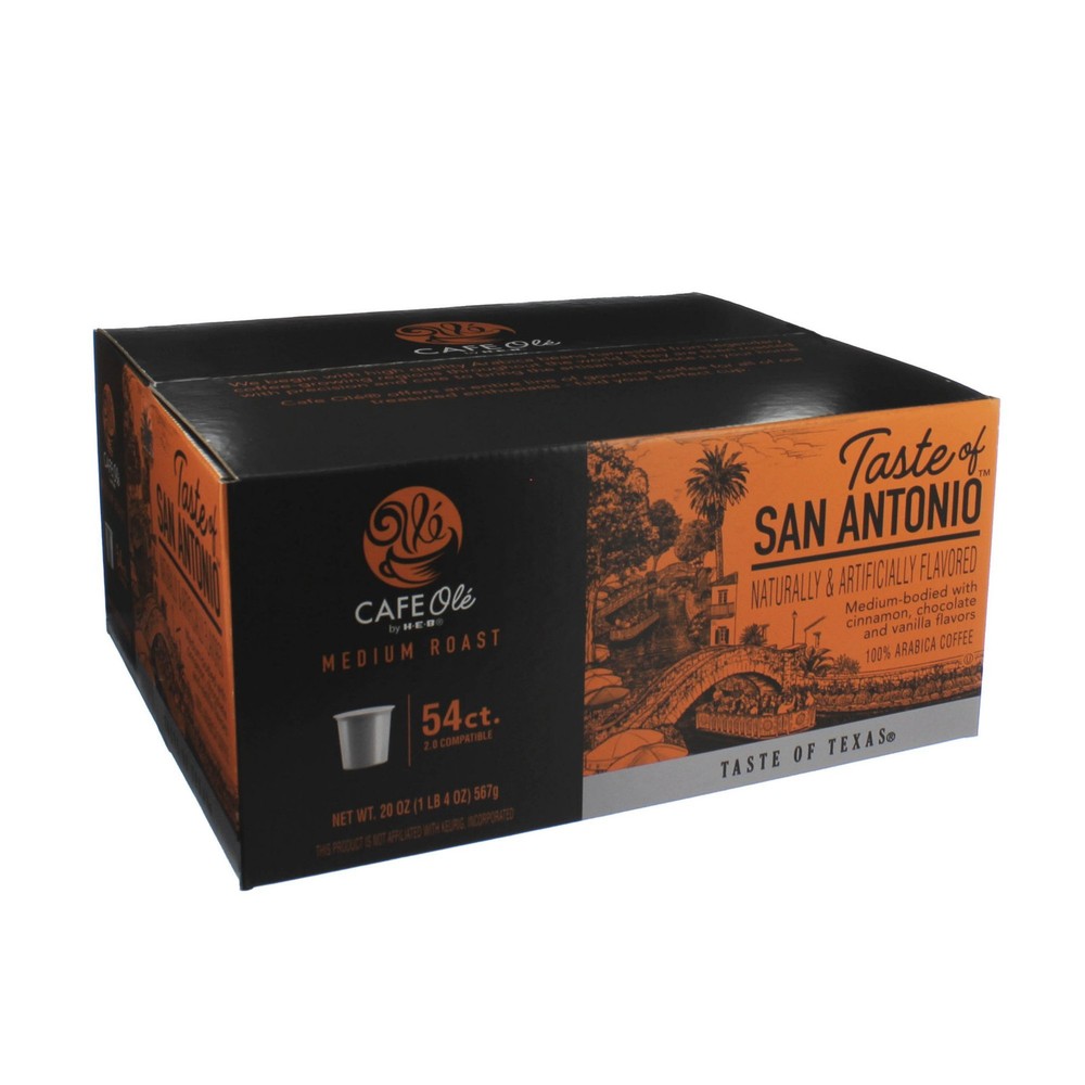Medium Bodied Mexican Coffee with Cinnamon and Chocolate 54 Count Pack