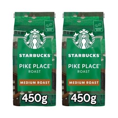 2 x Starbucks PIKE PLACE – Coffee Beans Bag 2 x 450g / 15.9oz
