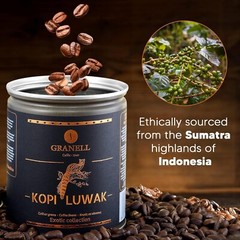 Premium Medium Roast Civet Arabica Coffee Beans Gift – 100g Luxe Indulgence^