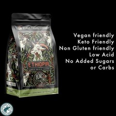 Ethiopia Single-Origin, Citrus, Floral and Berries Notes, Whole Coffee Beans,…