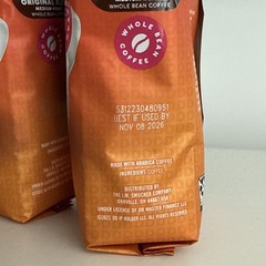 Dunkin’ Original Blend Medium Roast Whole Bean Coffee 12oz Pack of 2