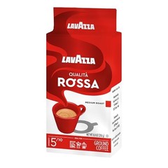 Lavazza Qualità Rossa Ground Coffee, Medium Roast, 8.8 Ounce (Pack of 4)