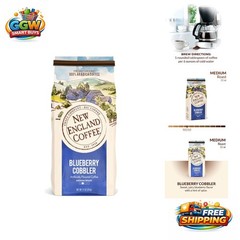 11oz Blueberry Cobbler Coffee – Gluten Free, Kosher Medium Roast Delight