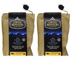 100% Jamaica Blue Mountain Coffee 8oz Ground Medium- Coffee Roasters – Pack of 2