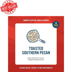 Cameron’s Coffee Roasted Whole Bean Coffee, Flavor Toasted Southern Pecan, 32 oz