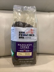 San Francisco Bay Whole Bean Coffee – Hazelnut Crème (2lb Bag), Flavored, Med…
