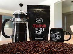 Ethiopian Bold Light Roast Coffee, Gourmet Single-Origin Coffee Beans from Ethio