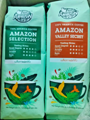 x 2 packs Cafe Amazon Roasted Coffee Bean Real Roasted Coffee 250g./pack