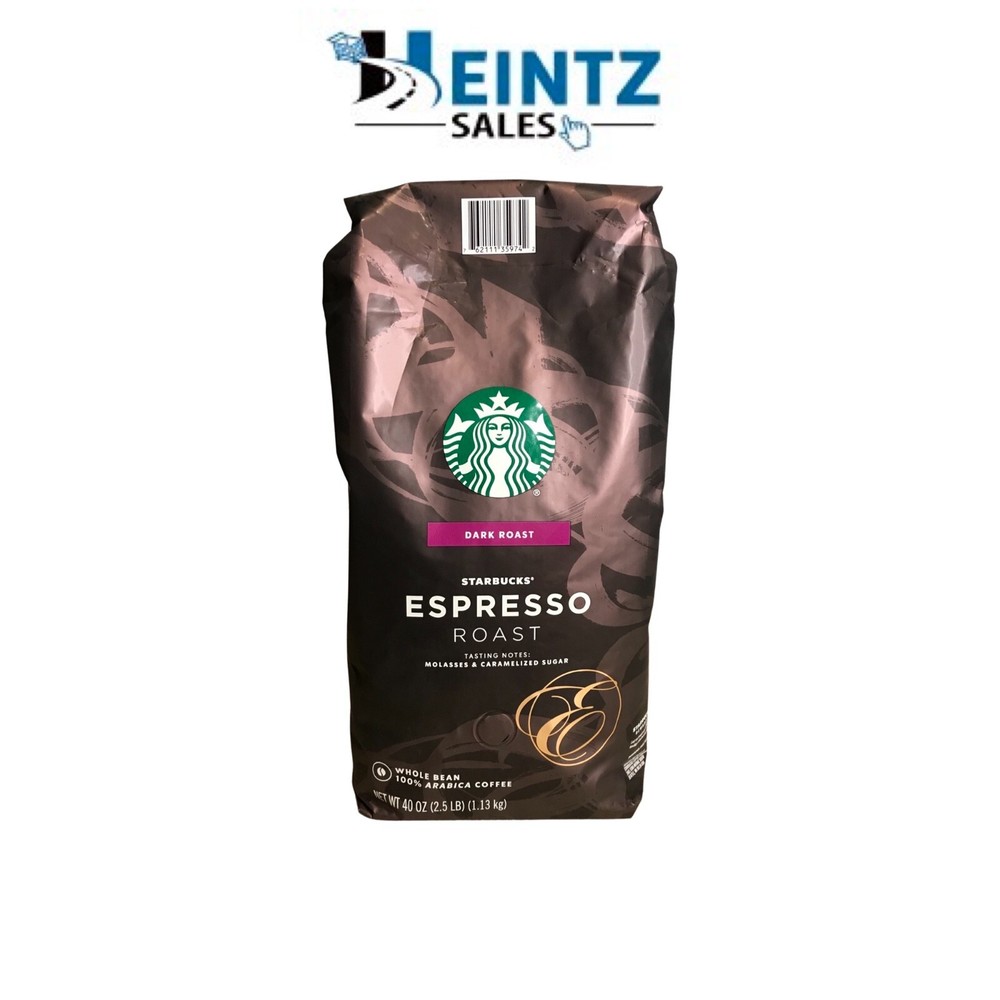 STARBUCKS ESPRESSO ROAST 40 OZ WHOLE BEANS