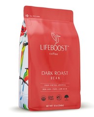 Lifeboost Dark Organic Coffee Beans Single Origin NonGMO Dark Roast Low Acid…
