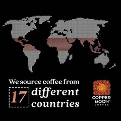 Copper Moon High Caffeine Blend Strong Medium Dark Roast Whole Bean Coffee- 32oz