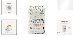 Nutty Chocolate Citrus Organic Peru Whole Bean Coffee – Medium Dark Roast 2.5 lb