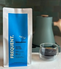 Half Caf Coffee – Specialty Beans, Low Caffeine, Medium Roast, 12 oz