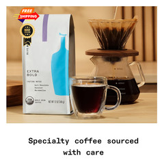 Blue Bottle Coffee, Dark Roast Whole Bean Organic 12 Ounce (Pack of 1)