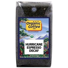 The Organic Coffee Co. Whole Bean Coffee – DECAF Hurricane Espresso Roast 2lb…