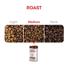 Café Santo Domingo, 16 oz Bag, Whole Bean Coffee, Medium Roast – Product from th