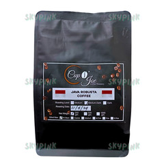 Coffee Medium Dark Java Robusta 1/2 pound bean beautiful forever