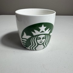 Starbucks 2017 14oz Green White Siren Logo Coffee Cup Ceramic Mug Mermaid Barrel