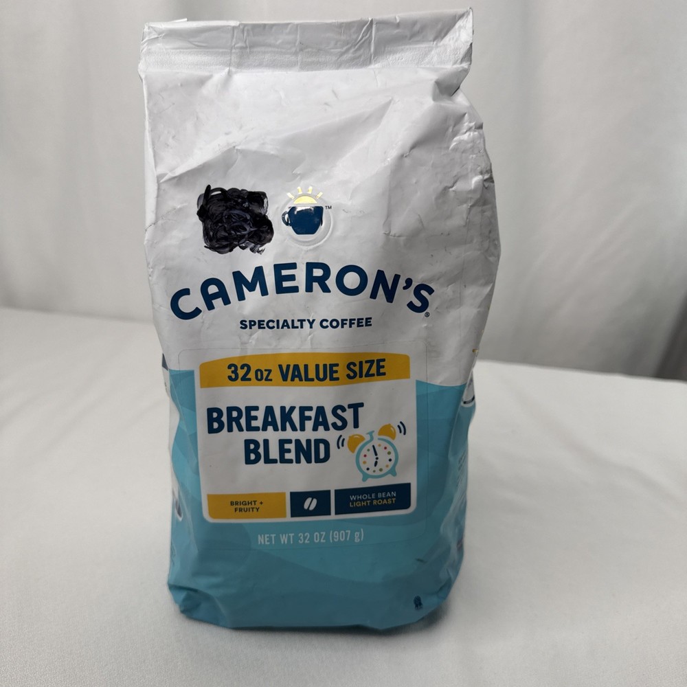 Cameron’s Coffee Light Roasted Breakfast Blend Whole Bean Coffee, 32 Ounce