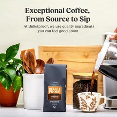 Original Medium Roast Whole Bean Coffee 12 Ounces Pack of 3 Clean Coffee Tested